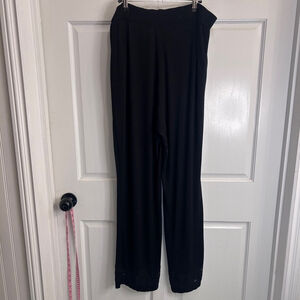 Women's Rhonda Shear Pants, L, Black lace